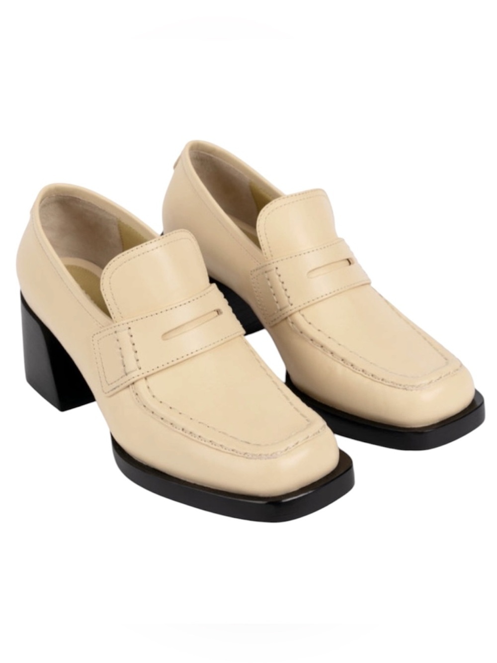 LABUCQ KITTY LOAFERS COLOR CREAM SIZE 40 EU 10 US
